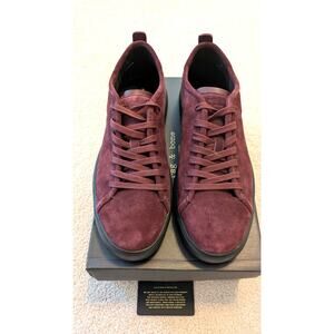 Rag & Bone Wine Suede Perry Lace-Up Sneaker
